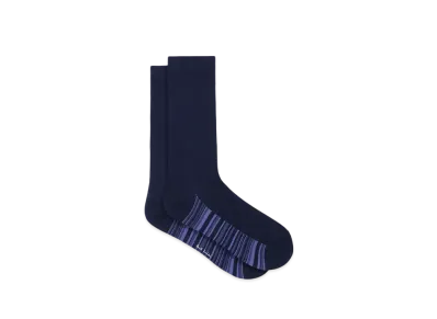 Paul Smith Tonal Stripe Socks "Navy"