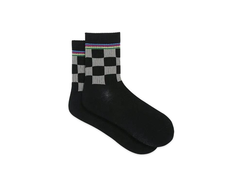 Paul Smith Block Check Socks "Black"