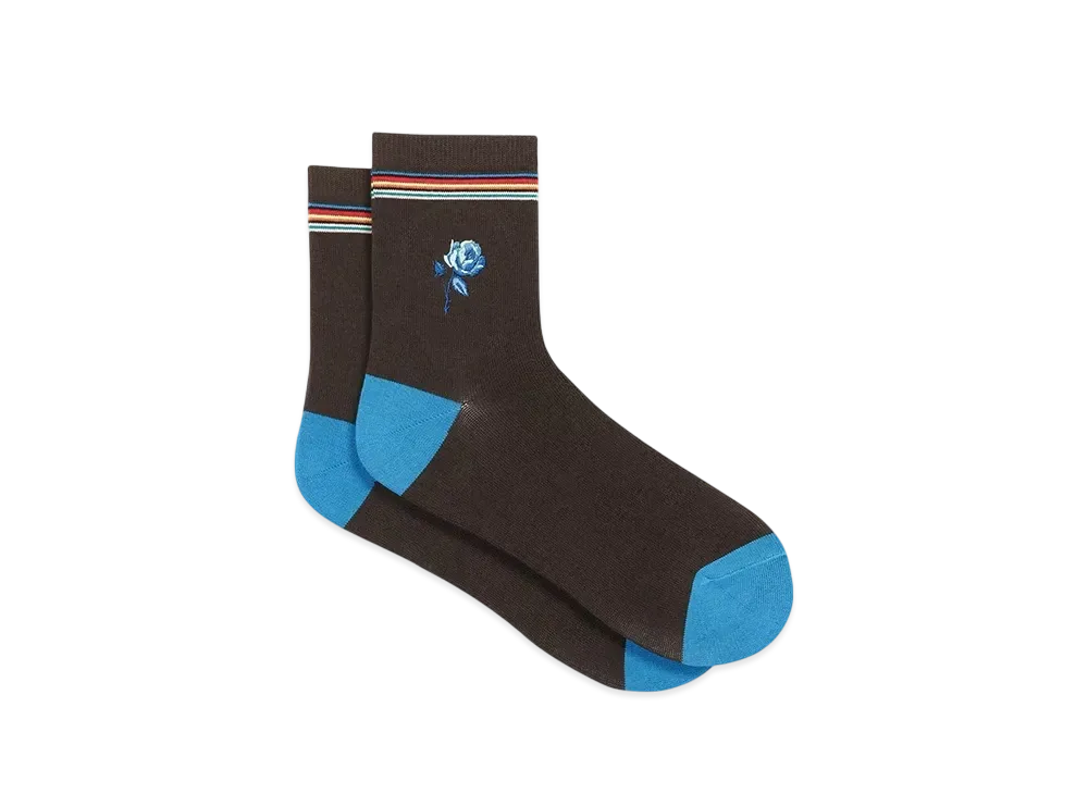 Paul Smith Huxley Rose Socks "DarkBrown"