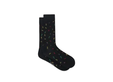 Paul Smith Random Logo Socks "Black"