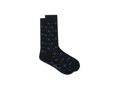 Paul Smith Dogs Casual Socks "Black"