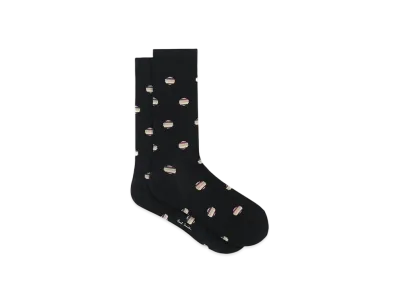 Paul Smith Signature Spot Socks "Black"
