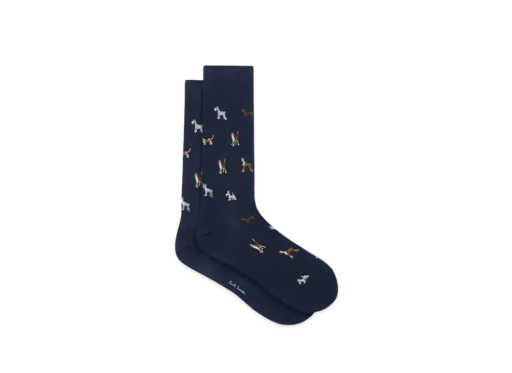 Paul Smith Dog Socks "Navy"