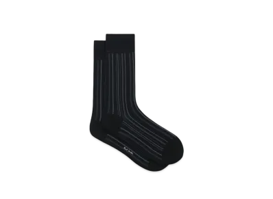 Paul Smith Gradient Striped Socks "Black"