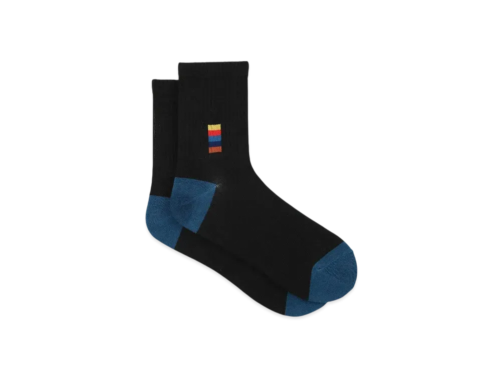 Paul Smith Artist Stripe Block Socks "Black"