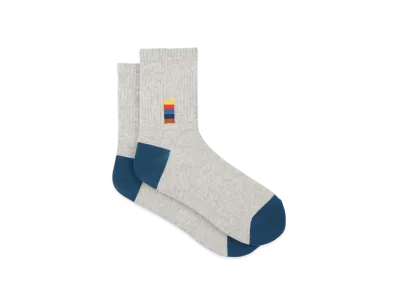 Paul Smith Artist Stripe Block Socks "LightGray"