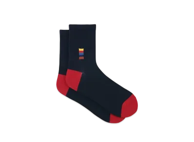 Paul Smith Artist Stripe Block Socks "Navy"