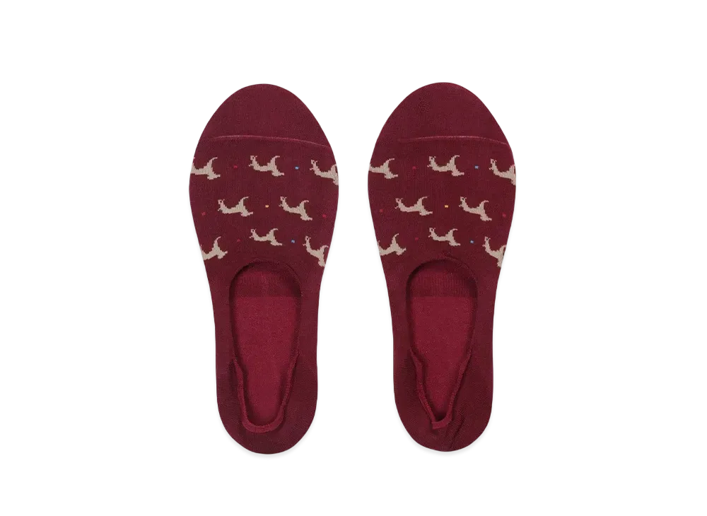 Paul Smith Dog Shoes In Socks "DarkRed"