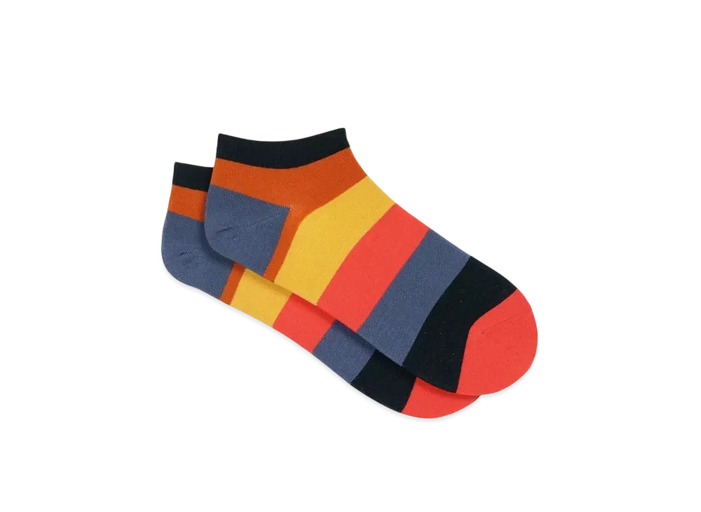 Paul Smith Artist Stripe Short Socks "Multi"