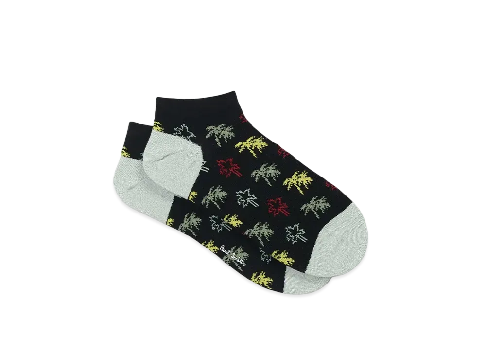 Paul Smith Palm Short Socks "Black"