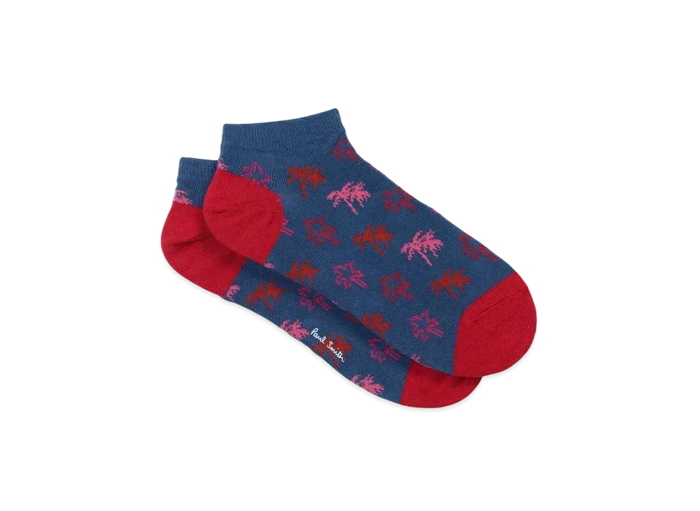 Paul Smith Palm Short Socks "Blue"