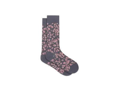 Paul Smith Logo Flower Socks "Gray"