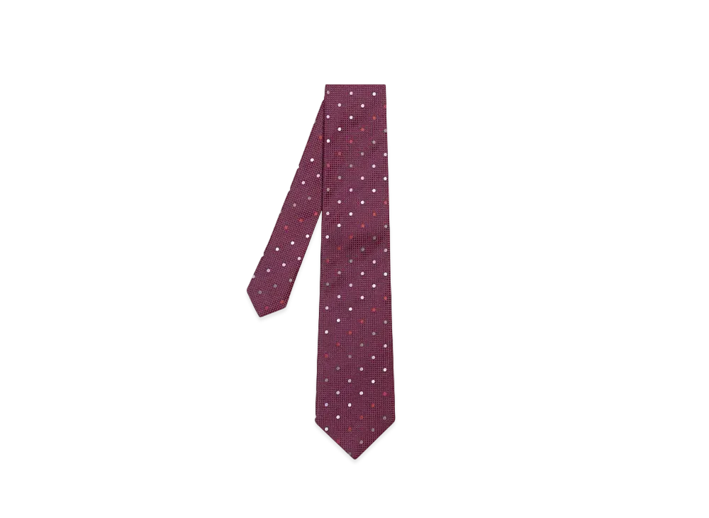 Paul Smith Pastel Dot Tie "DarkRed"