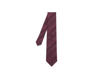 Paul Smith Texture Mix Regimental Tie "DarkRed"