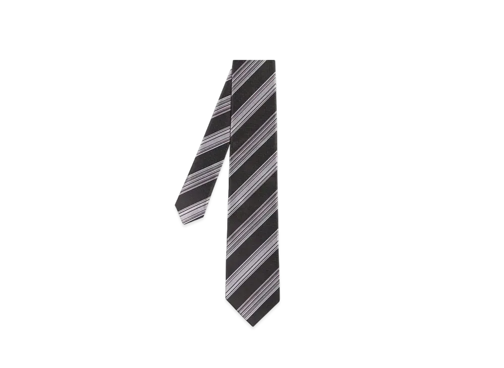 Paul Smith Gradient Regimental Tie "Black"