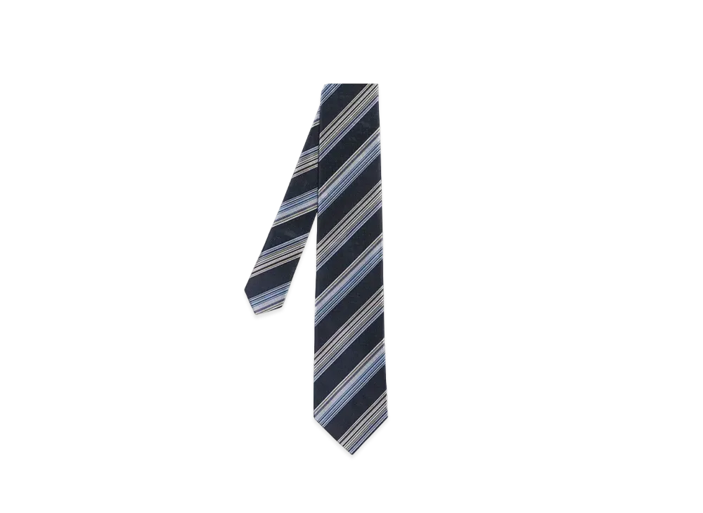 Paul Smith Gradient Regimental Tie "Navy"