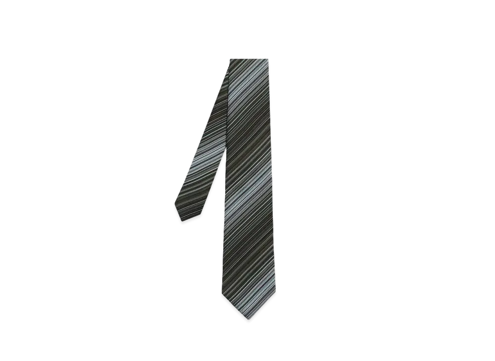 Paul Smith Gradient Regimental Tie "Olive"