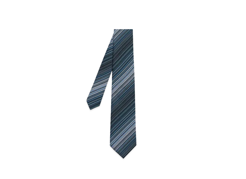 Paul Smith Gradient Regimental Tie "Blue"