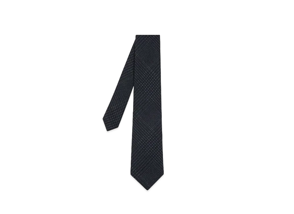 Paul Smith Square Check Tie "Green"