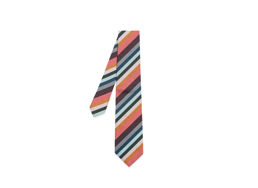Paul Smith Artist Stripe Tie "Multi"