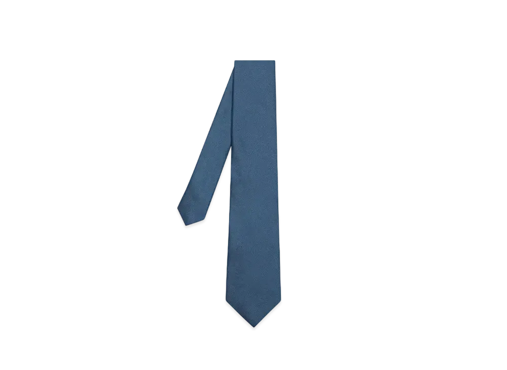 Paul Smith Silk Solid Color Tie "IndigoBlue"