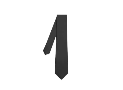 Paul Smith Silk Solid Color Tie "Black"