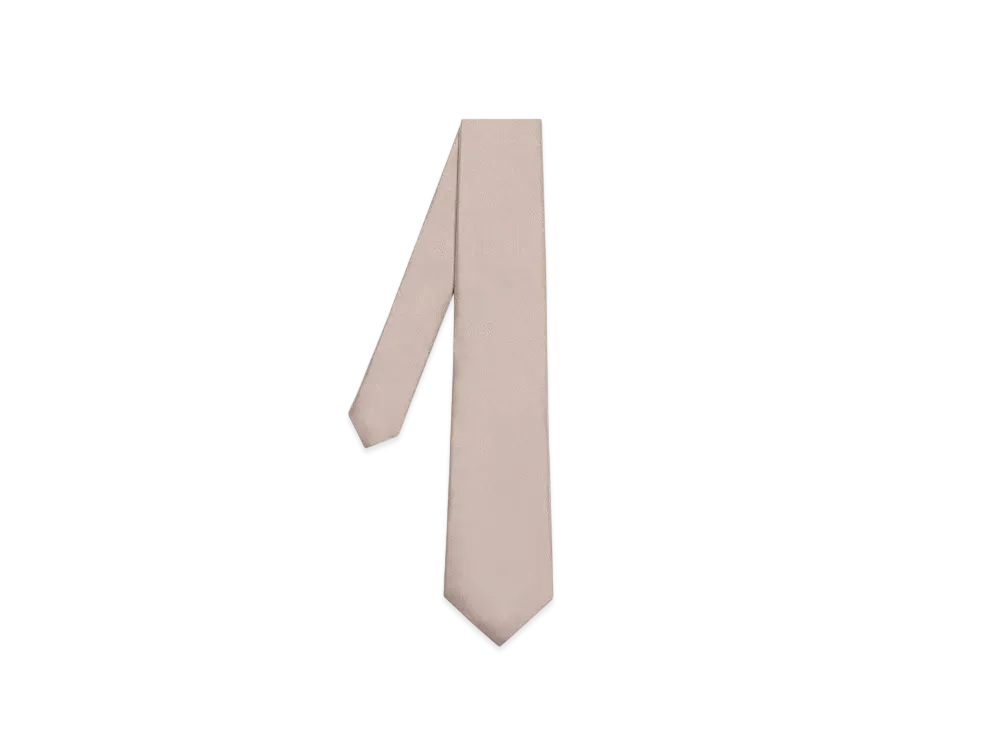 Paul Smith Silk Solid Color Tie "PinkGold"