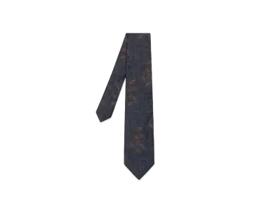 Paul Smith Feint Pattern Tie "DarkGray"