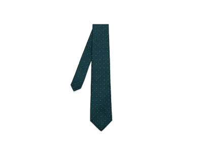 Paul Smith Classic Dot Tie "BlueGreen"