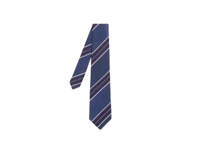 Paul Smith Mixed Pattern Regimental Tie "Blue"