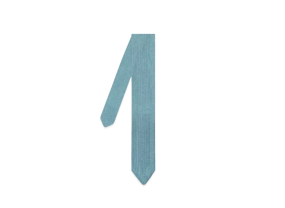 Paul Smith Solid Color Knit Tie "MintGreen"