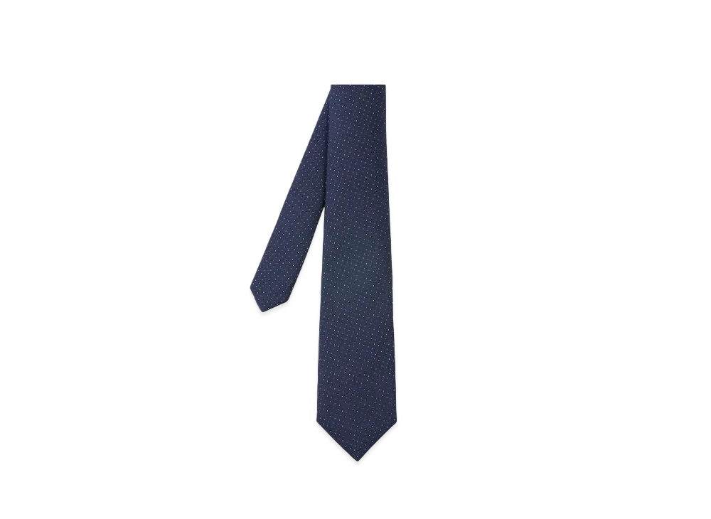 Paul Smith Multi Pin Dot Tie "Navy"
