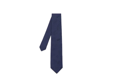Paul Smith Paisley Twins Tie "Navy"