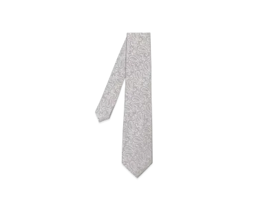 Paul Smith Silver Jacquard Tie "AtherC"