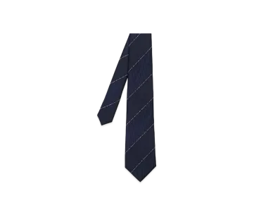 Paul Smith Multicolor Code Regimental Tie "Navy"