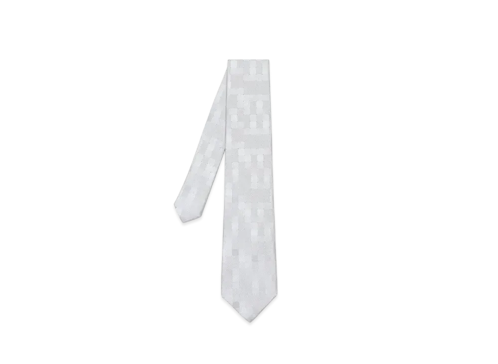 Paul Smith Silver Pattern Tie "AtherA"