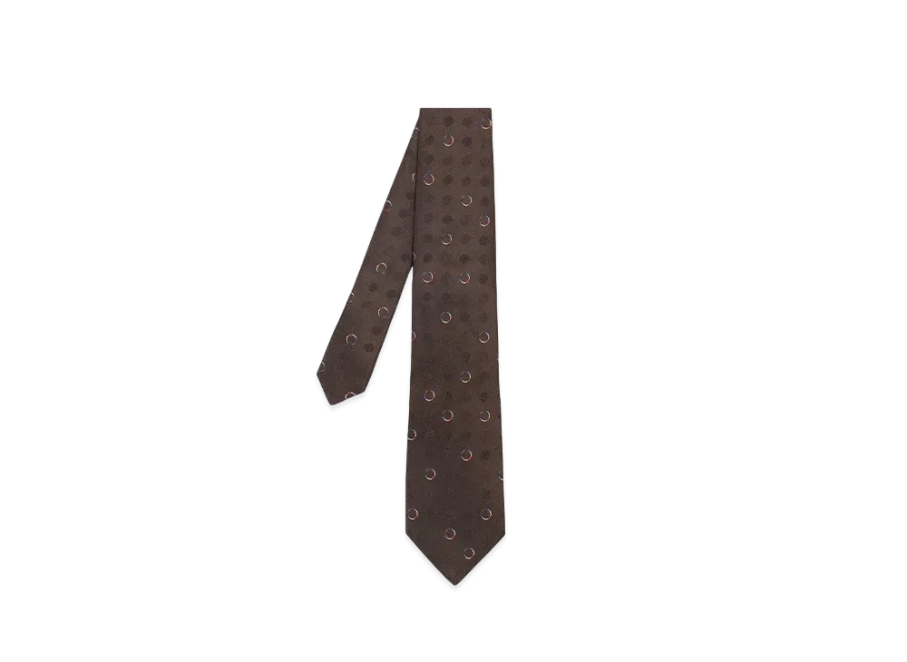 Paul Smith Multi-Colored Tie "DarkBrown"