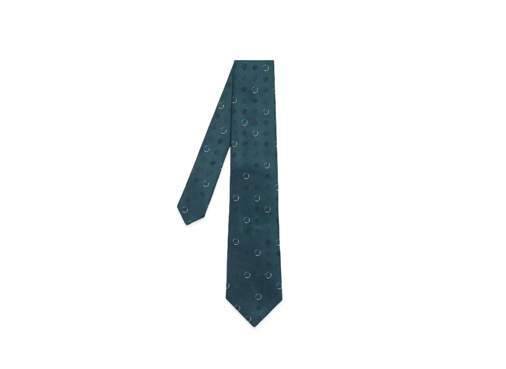 Paul Smith Multi-Colored Tie "DarkGreen"