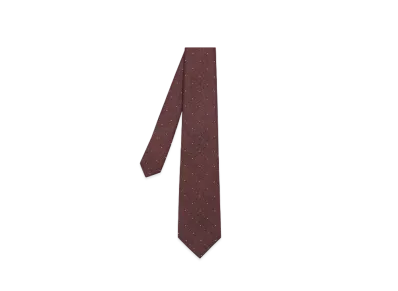 Paul Smith Color Pin Dot Tie "Brown"