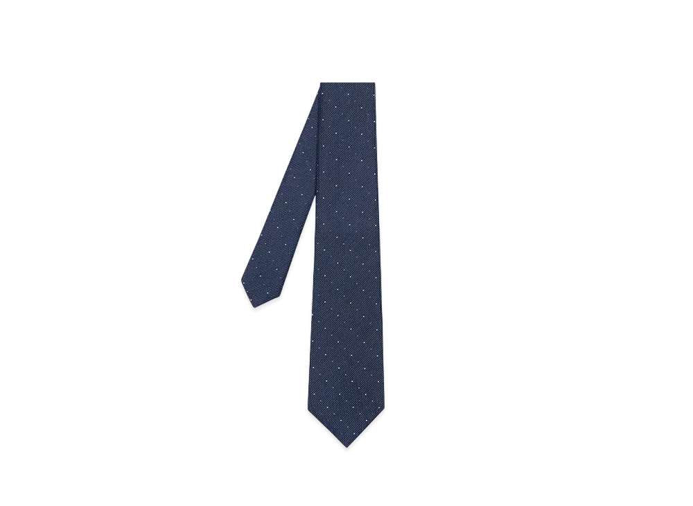 Paul Smith Color Pin Dot Tie "Navy"