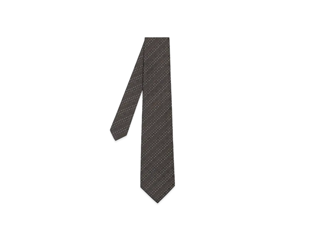 Paul Smith Gradient Dot Tie "DarkBrown"
