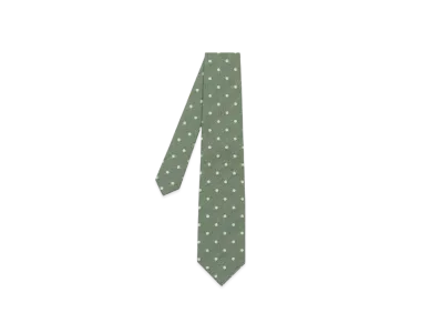 Paul Smith Small Flower Tie "Green"