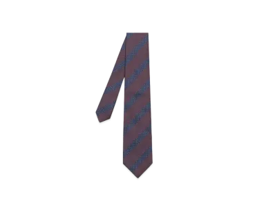 Paul Smith Jacquard Regimental Tie "WineRed"