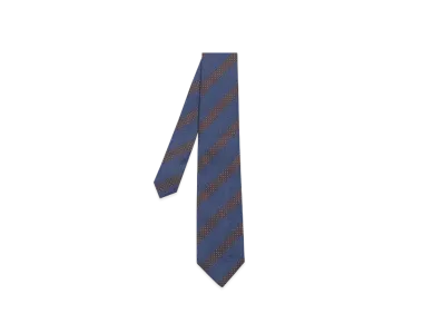 Paul Smith Jacquard Regimental Tie "PetrolBlue"