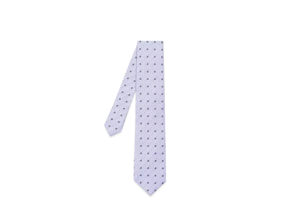 Paul Smith Contrast Floral Tie "LightBlue"