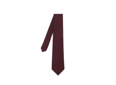 Paul Smith Shadow Paisley Tie "DarkRed"