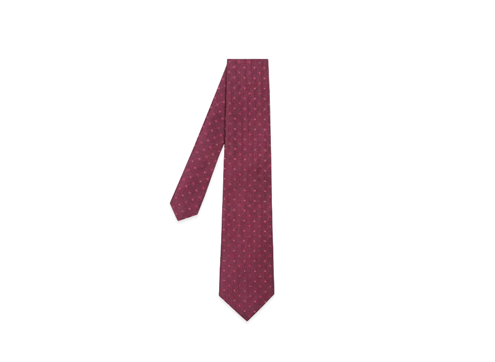 Paul Smith Color Point Flower Tie "DarkRed"