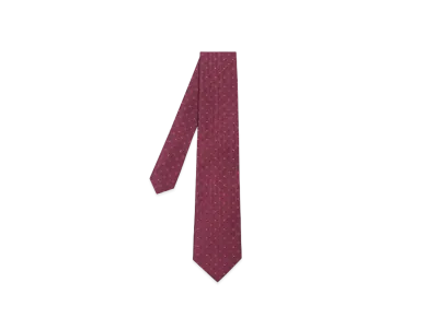 Paul Smith Color Point Flower Tie "DarkRed"