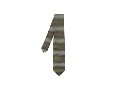 Paul Smith Gradient Border Tie "Olive"