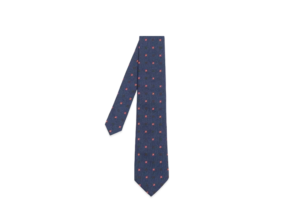 Paul Smith Square Pattern Tie "Teal"